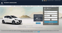 Desktop Screenshot of peugeot-angouleme.fr